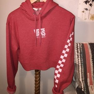 Cropped vans hoodie
